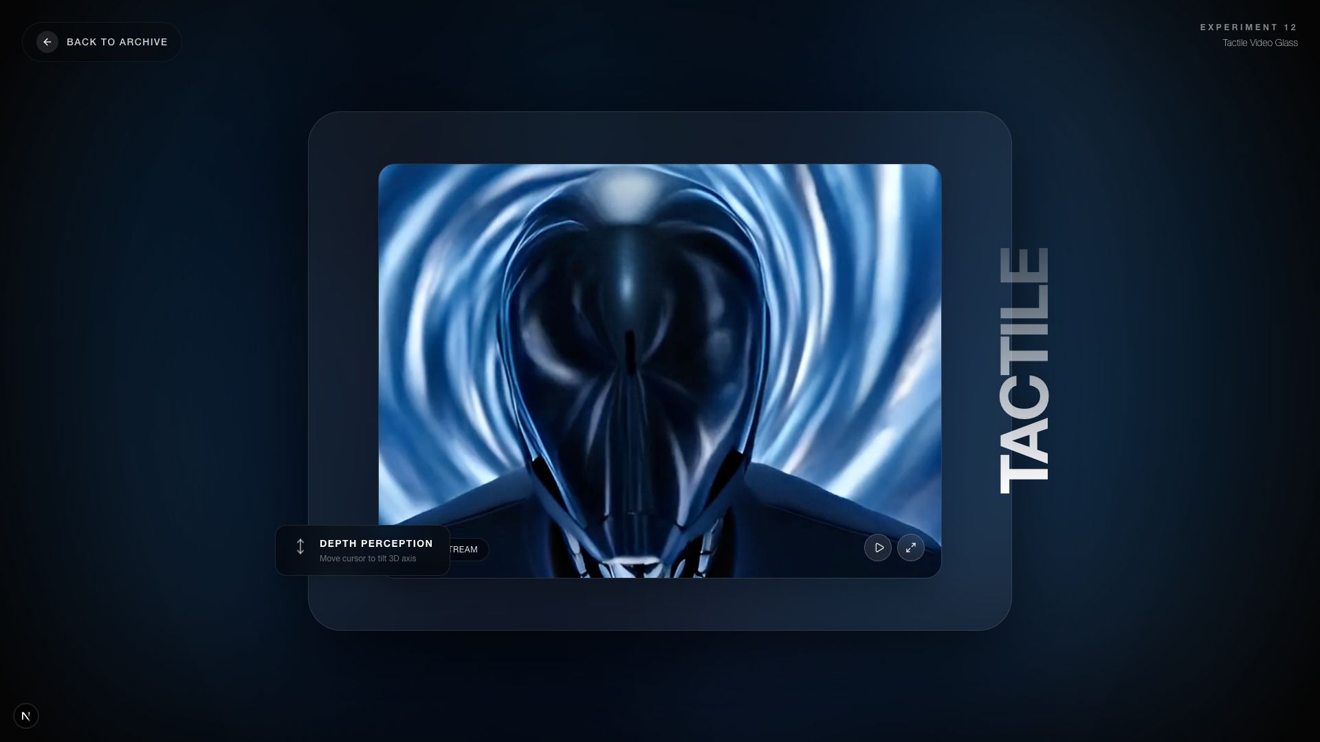 Floating Video Glass